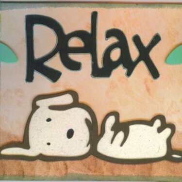 Relax dog ATC