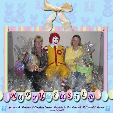 Happy Easter Ronald McDonald