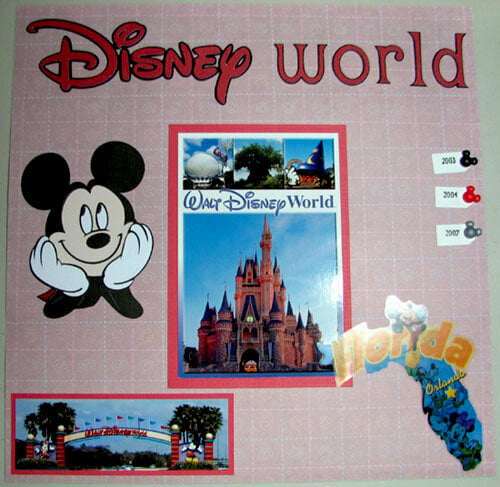 Disney World Intro page