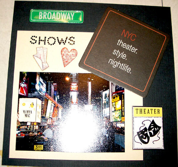Broadway &amp;amp; Musicals Album Title Page