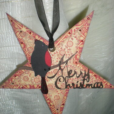 Merry Christmas Star card