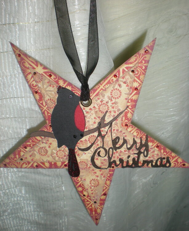 Merry Christmas Star card