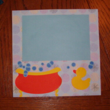 8x8 Baby Book Bath Time Page 2