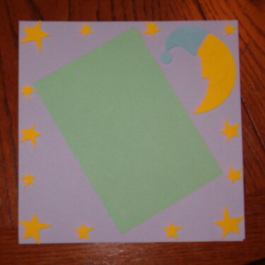 8x8 Baby Book Sleepy Time Page