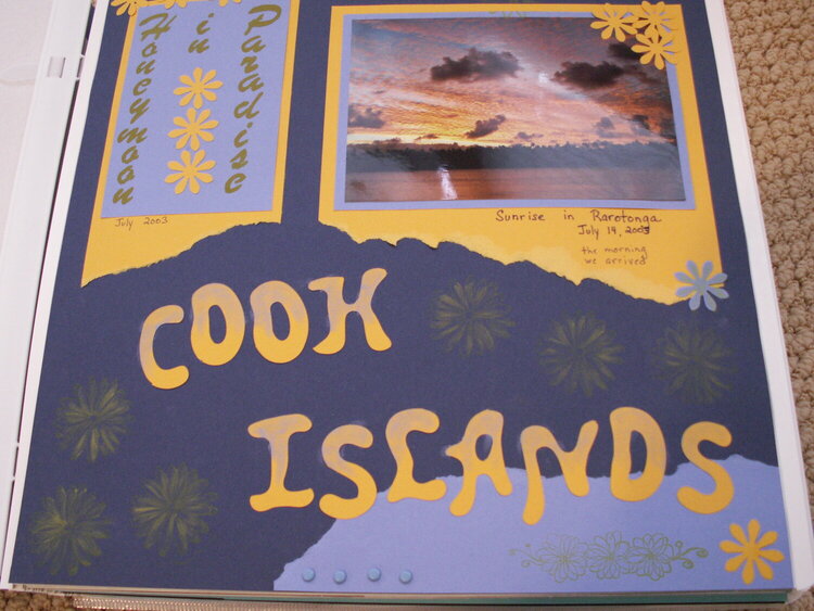 Cook Islands Honeymoon pg 1