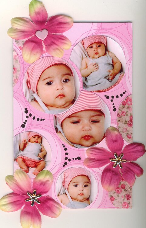 My daughter at 2months- fridge magnets