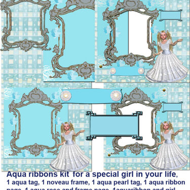add for aqua ribbons by butterflydesdigns
