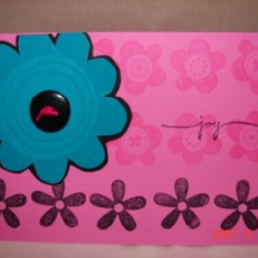 Joy Flower Card