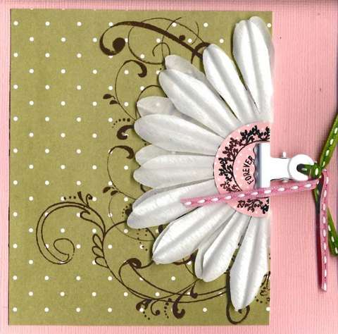 Note Card with Stamping