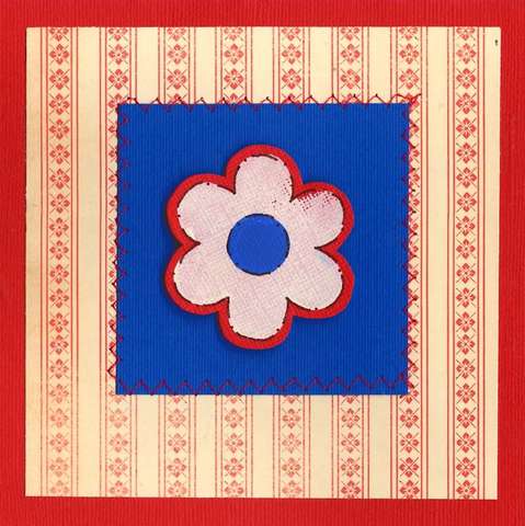Note Card with Quilt Square