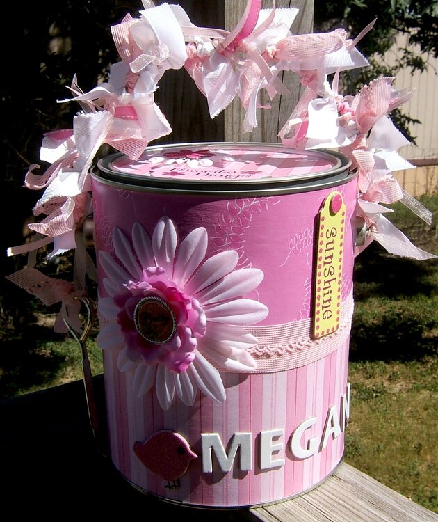Altered Paint Can for Megan