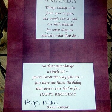 Amanda&#039;s Birthday Card (inside)