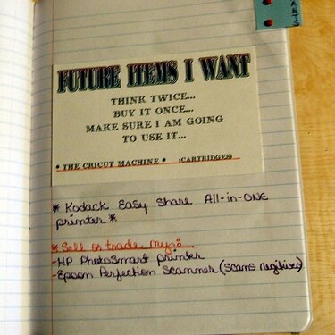 Future wants