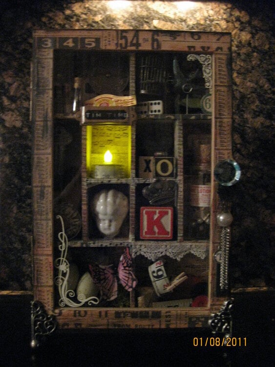 Tim Holtz curio cabinet 2