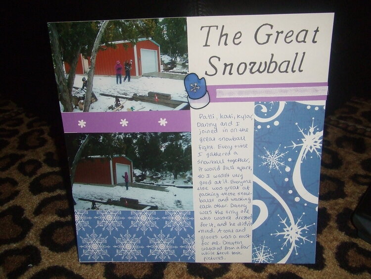 The Great Snowball Fight Page 1