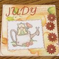 Birthday card for Judy