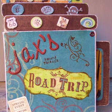 PEEK A BOOK- jax&#039;s road trip- front- down