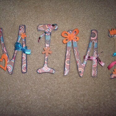 altered letters- mimi