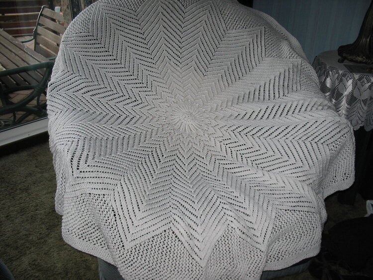 Knitted Baby Shawl/Blanket