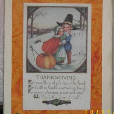 Thanksgiving/Fall Card