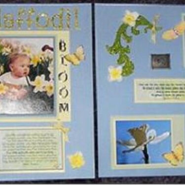Daffodil Bloom - 2page Layout