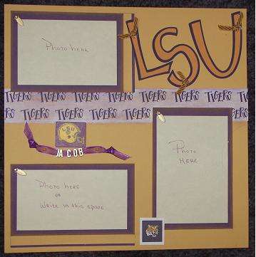 Football - LSU Tigers Layout