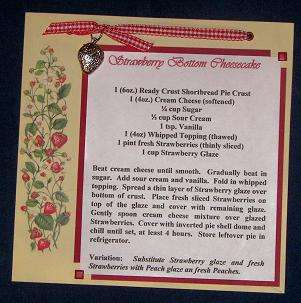 Strawberry Bottom Cheesecake