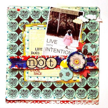 Live with intention *Scarlet Lime*
