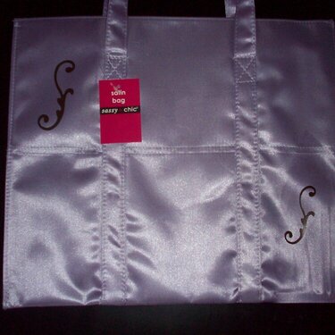 (back)Monogramed tote from dollar store
