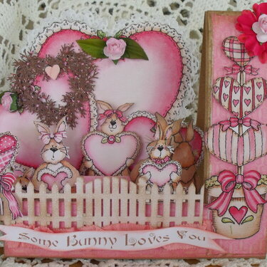 Combo get well valentine card,