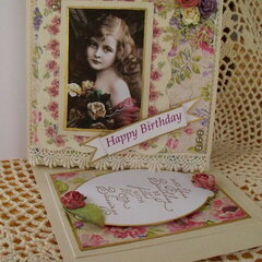 Happy Birthday-Twisted Easel card