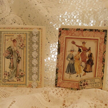 Ladies diary. note cards