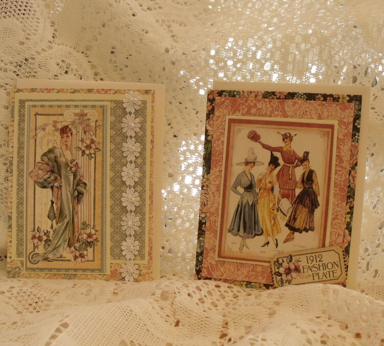 Ladies diary. note cards