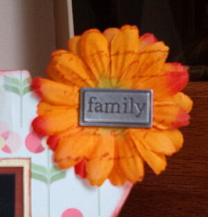 flower with background stamp