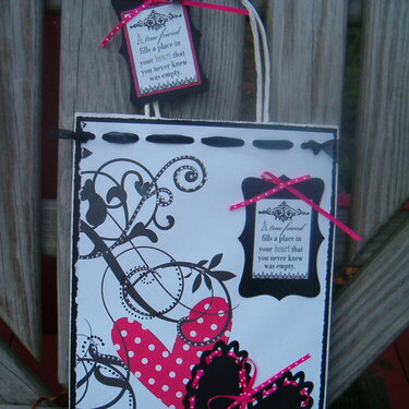 Friend Gift bag, Tag and clip