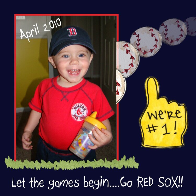 Let the games begin...Go RED SOX!!