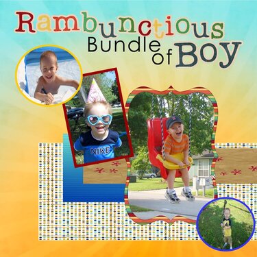 Rambunctious Bundle of Boy