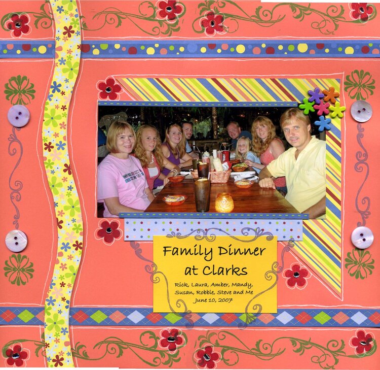 Family Dinner at Clarks