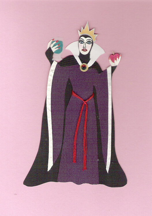Evil Queen Paper Piecing
