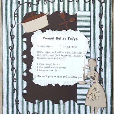 Peanut Butter Fudge Recipe for recipe book