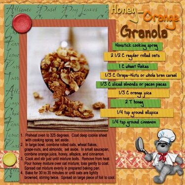 Honey-Orange Granola