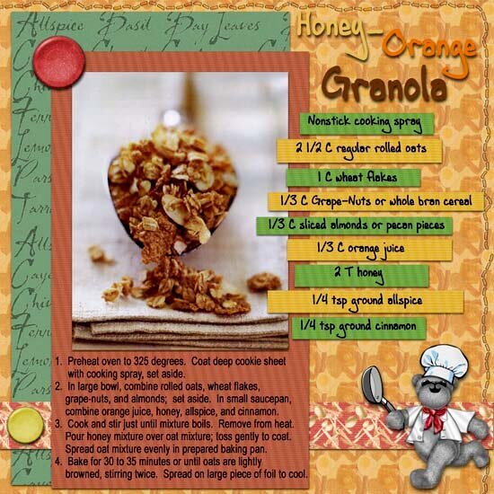 Honey-Orange Granola