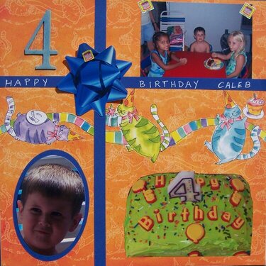 Happy 4th Birthday Caleb