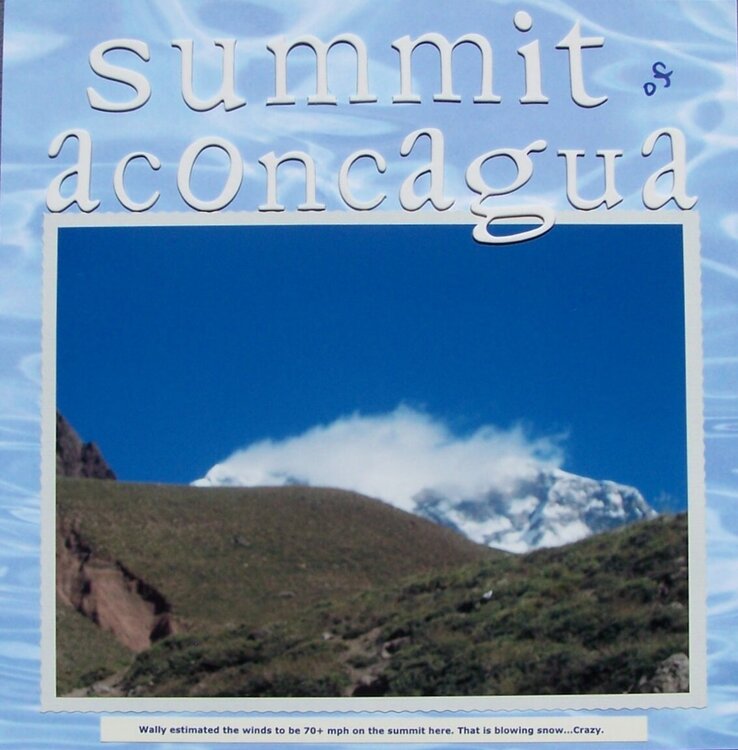 Summit of Aconcagua