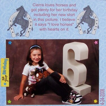 Cierra&#039;s 6th birthday