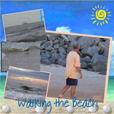 Frank-Walking the Beach
