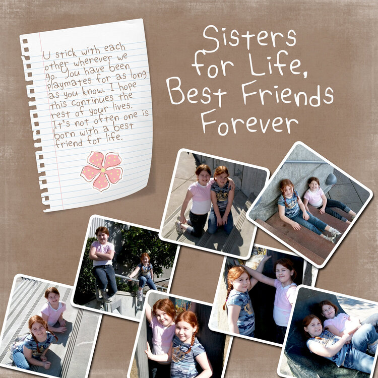 Sisters for Life, Best Friends Forever