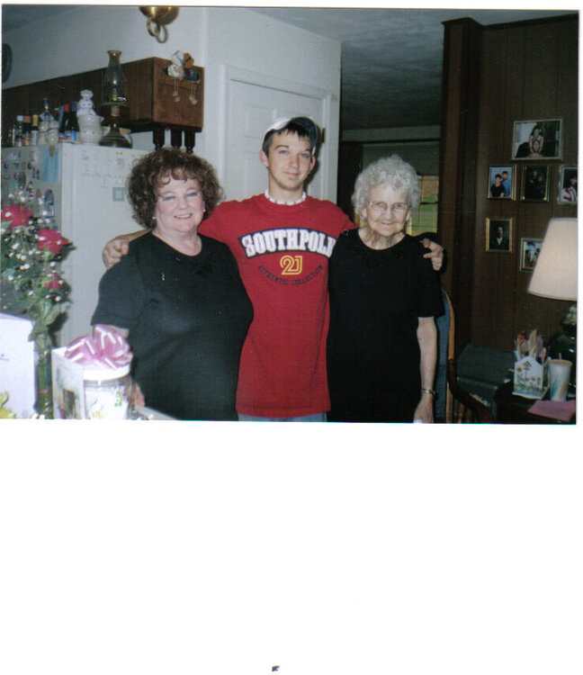 My son &amp;quot;J3&amp;quot; and his Grandmas