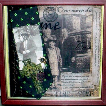 grandpa joe shadow box scrap page