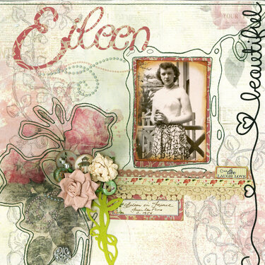 Eileen in France ~ 1954